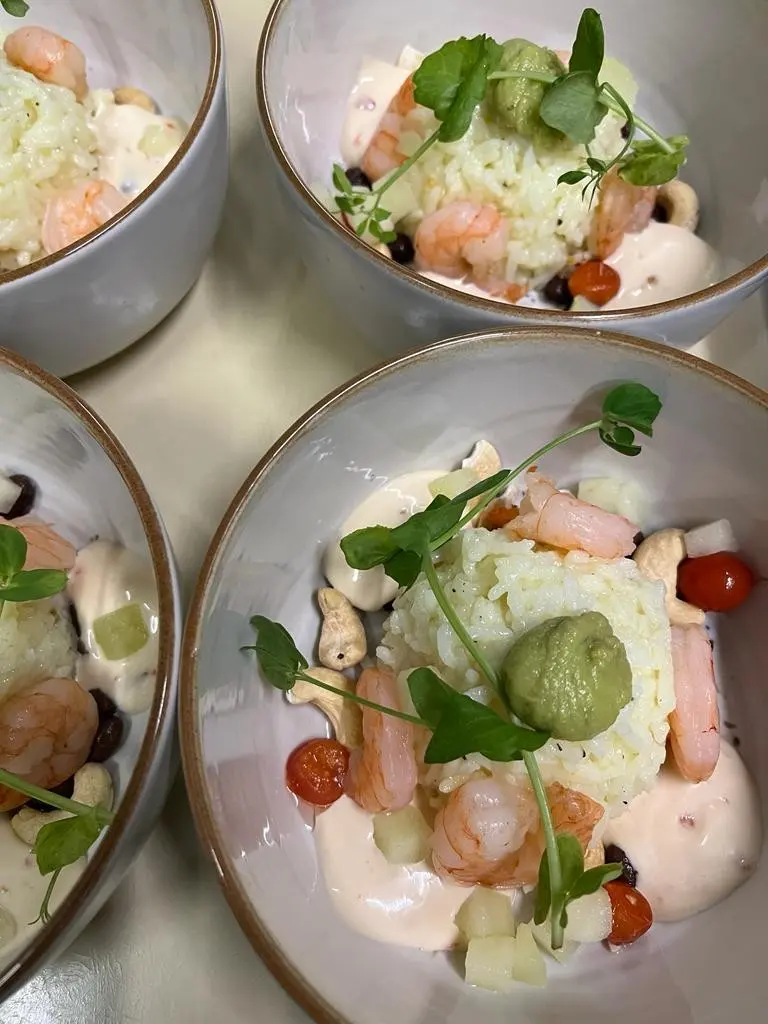 hapjes tijdens de lunch